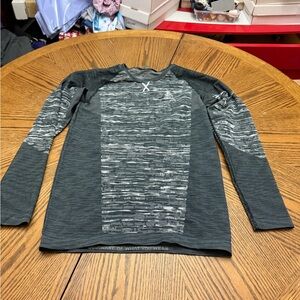 ODlO Base Layer Men's Long-Sleeve Performance Shirt - Charcoal/Gray